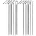 Bulk pack of 60 heavy duty 9-inch ground stakes for canopies and tarps, suitable for commercial or event use