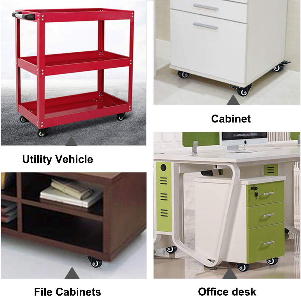 Close-up of the dual locking brake mechanism on the AAGUT imperial thread caster