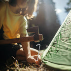 AAGUT 9-Inch Heavy-Duty Galvanized Tent Stake with T-Hook