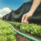 AAGUT 6-Inch Round Top Galvanized Garden Stake for Drip Hoses