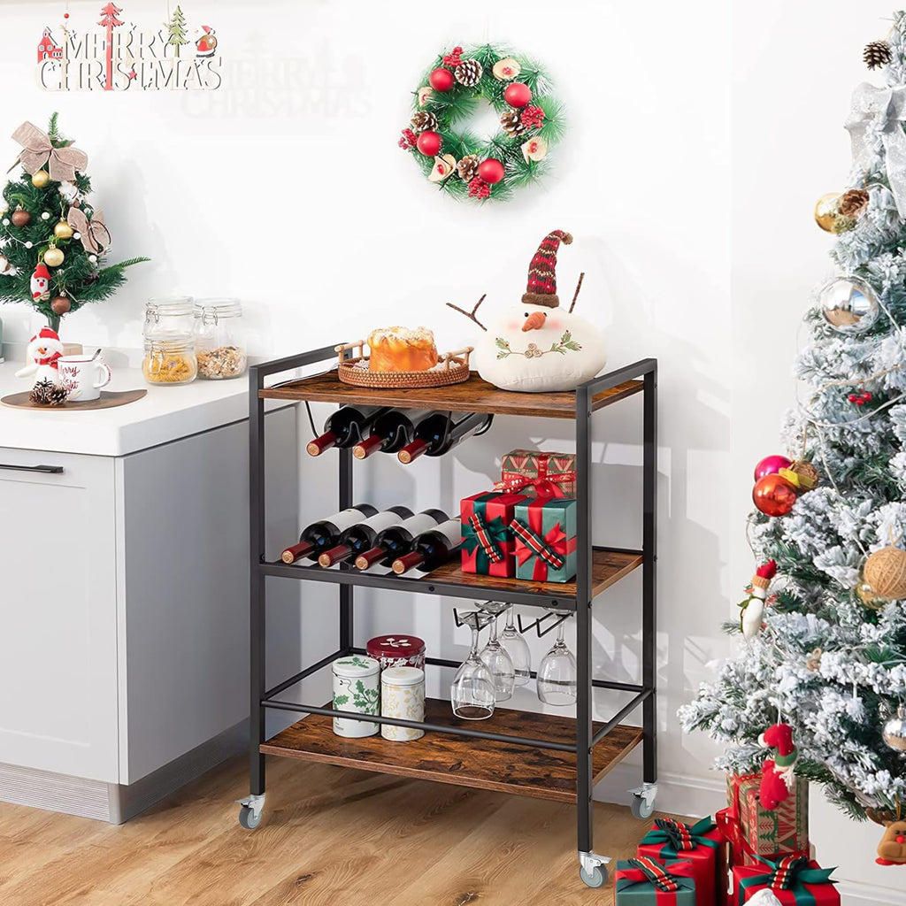 AAGUT Set of 4 Heavy-Duty 4-Inch Brake Stem Casters with 1/2"-13 Threaded Stem and Locking Nut