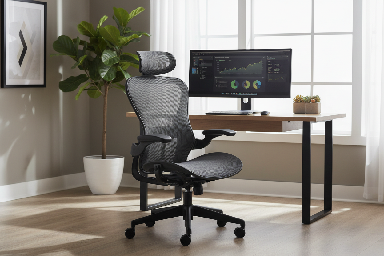 办公室场景 人体工学椅为中心